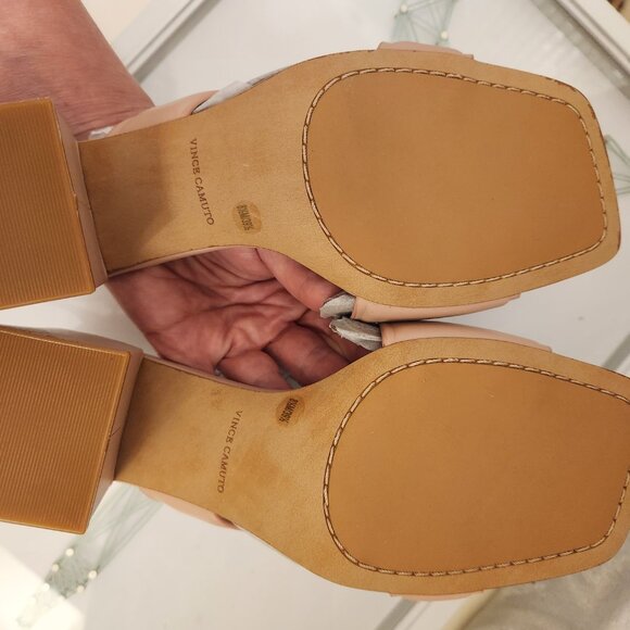 Vince Camuto Jinani Pale Peony Eco Sheep sandals. NIB. Size 8.5 - Picture 8 of 11
